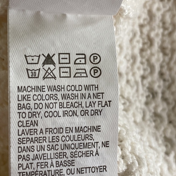 Lucky Brand Textured Sweater with Lacey Sheer Hem Sz Small w Measurements! - Picture 7 of 10